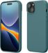 kwmobile Case voor iPhone 15 - Slank TPU-Hoesje met Zachte Afwerking - In antieksteen