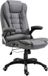 vidaXL Fauteuil de bureau cuir synthétique anthracite
