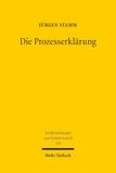 Die Mohr Siebeck Die Prozesserklärung Paperback