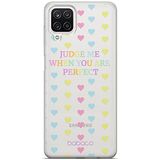 ERT GROUP mobiel telefoonhoesje voor Samsung A12 / M12 origineel en officieel erkend Babaco patroon Judge me 001 optimaal aangepast aan de vorm van de mobiele telefoon, gedeeltelijk bedrukt