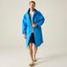 Regatta Waterdichte omkleedjas Blauw Lange mouw Rits Polyester