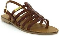 Les Tropeziennes Herilo-sandaal Dames Bruin Leer Platte sandalen Maat 35