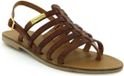 Les Tropeziennes Herilo-sandaal Dames Bruin Leer Platte sandalen Maat 35