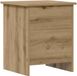 vidaXL Opbergkist Artisanaal eiken 40 x 40 x 50 cm Bewerkt hout