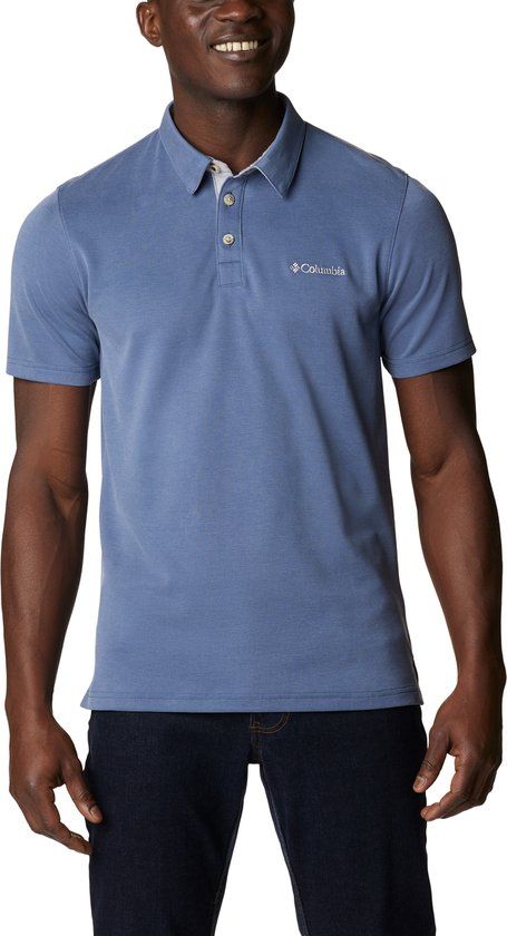 Columbia Nelson Point™ Polo - Heren - Blauw - Maat S