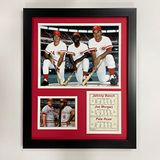 Legends Never Die Johnny Bench, Joe Morgan and Pete Rose, ingelijst, 28 x 35 cm