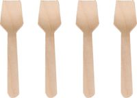 Biodore Lepel - iJslepel - Hout - 95mm - naturel - 100 stuks