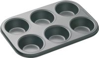 MasterClass Moule à muffins avec 6 cavités avec revêtement antiadhésif