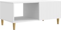 vidaXL Salontafel Wit 90 x 50 x 40 cm Bewerkt hout