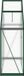 vidaXL Tuinkas met basisframe 169x58x195 cm aluminium groen