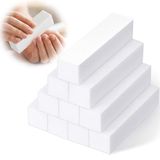 10 stuks nagelbuffer schuurblok, herbruikbare nagelbufferblokken, 2,5 x 2,5 x 9,5 cm, matte afwerking aan vier zijden, nagelgereedschap, geschikt voor nagelsalons, doe-het-zelf- en schoonheidssalons