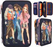 Depesche TOPModel 3-vaks gevulde etui - CITY GIRLS