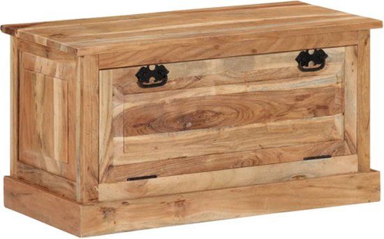 vidaXL Schoenenopbergbank 85x40x45 cm massief acaciahout