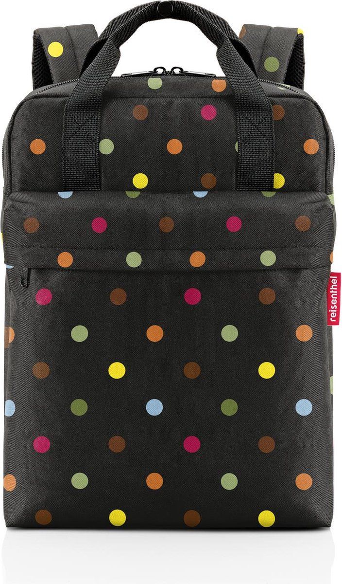 reisenthel Allday Backpack M Rugzak - 15L - Dots Zwart