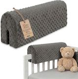 Bedrandbescherming ASE Spolka Akcyjna Bedrandbescherming voor kinderbedden 50 cm - Grijs