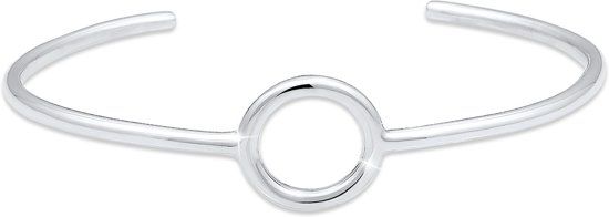 Elli PREMIUM Armbanden armsieraad cirkel circle geo minimal basic 925 zilver