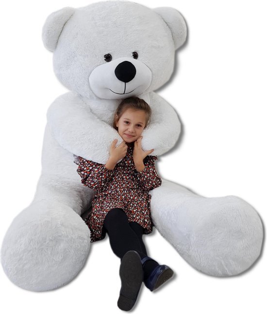 Viking Choice Teddybeer - XXL - 220 cm - wit