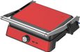 Westinghouse Grill de contact rétro – Grill panini et appareil à toast – Ouverture à 180° – 29x24 cm – Température réglable – 2200W – Rouge