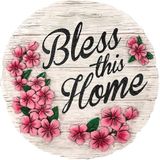 Spoontiques, Inc. 13220 Bless This Home Stepping Stone, Roze