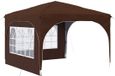 vidaXL Pop-up Feesttent 290 x 290 x 245 cm Bruin
