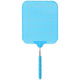 Merkloos / Sans marque Uitschuifbare Vliegenmepper - blauw - van 26 naar 60 cm - metaal/kunststof - lang