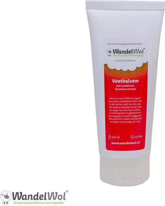 WandelWol Lanoline Voetbalsem - 100ML