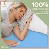 NatureMark Microvezel Hoeslaken 180x200cm Lichtblauw