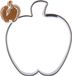 Orion - Emporte-pièce à biscuits - Acier inoxydable - Forme de pomme - 4,3 cm