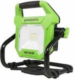 Greenworks G40WL Werklamp, AC/DC Hybride Met Ophanghaak, AC Voedingskabel of Draagbare Accu, 2000 Lumen, 2 Helderheidsinstellingen Zonder 40V Accu & Oplader, 3 Jaar Garantie