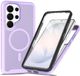 Selected by GSMpunt.nl Samsung Galaxy S26 Ultra Hoesje met Ingebouwde Screenprotector - Matte Paars