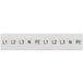 Siemens - Plaquette met horizontaal opschrift l1-l2-l3-pe-n 5-2 mm