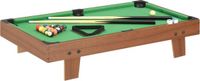 vidaXL Mini-biljarttafel, 3 poten, 92 x 52 x 19 cm, bruin en groen