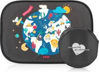 Reer Zelfklevend Auto Zonnescherm TravelKid 2 Stuks