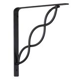 John Sterling RP-0091-8BK Scroll plankbeugel, 8-inch, zwart