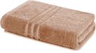 Lavea® Serviette de bain 100×150 cm – 100% Coton Éponge, Souple, Absorbant & Durable – Serviette pour Salle de bain, Spa, Hôtel – Cappuccino
