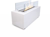 Divina Fire CARAVAGGIO Witte Bio-ethanol haard voor binnen en buiten, staand model, L100xD40xH40 cm