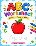 My First ABC Worksheet Book: ABC Trace & Learn Workbook