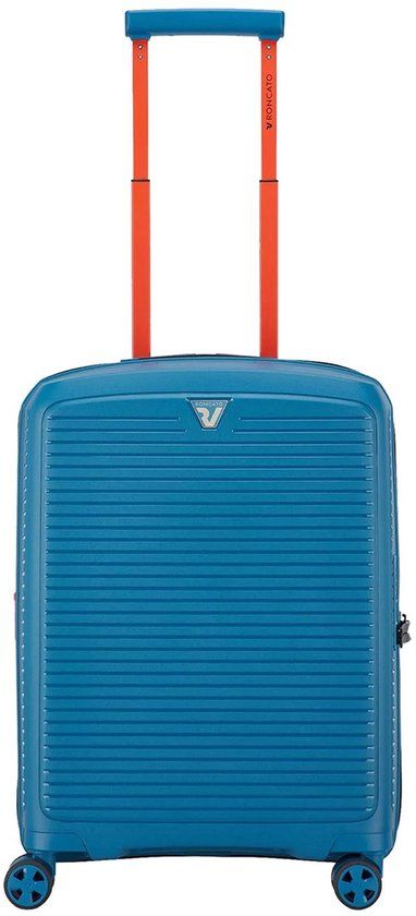 Roncato Arcade Handbagage Spinner 55 cm - Uitbreidbaar 40/47 liter - 55x40x20/25 cm - denim