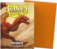 Dragonshield 100 Box Sleeves Matte Amber