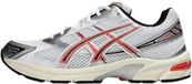 ASICS Gel-1130 Unisex Volwassenen Imitatieleer/Mesh Schoenen Maat 46 Wit/Desert Red