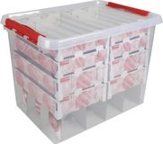 Sunware Q-line Boîte de rangement pour boules de Noël 72L