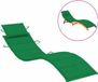 vidaXL Ligbedkussen - 186x58x4 cm - Oxford stof - Groen