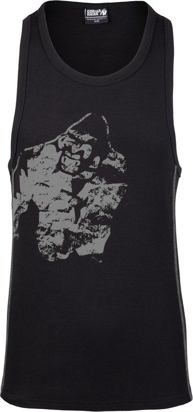 Gorilla Wear Monterey Tank Top - Black/Grey - S/M