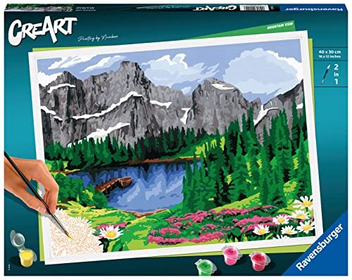 Ravensburger Malen nach Zahlen 20155 – Mountain View – ab 14 Jahren