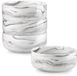 Imperial Serviesset – 4-delig – Gris Céramique – Assiettes de dîner – Assiettes de petit déjeuner