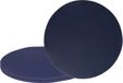 Wicotex Placemats Uni - 6x - donker blauw - rond 38 cm - anti slip laag - Teflon coating toplaag