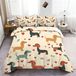 Dierenprint Housse de couette avec taies d'oreiller