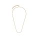 Leonardo dames edelstalen ketting geelgoud 90 cm