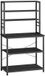 Vasagle Keukenplank met planken en haken industrieel design KKS019B22