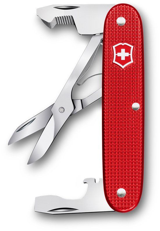 Victorinox Companion Alox Slim Zakmes - 93 mm - 6 functies - Rood